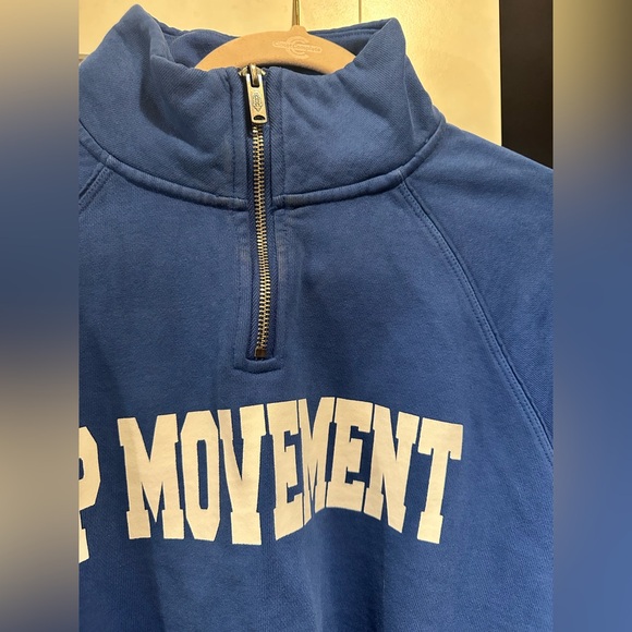 (Sold)NWT FREE PEOPLE Movement
For The Win Logo Half Zip Top - Athlete Blue - Picture 6 of 14